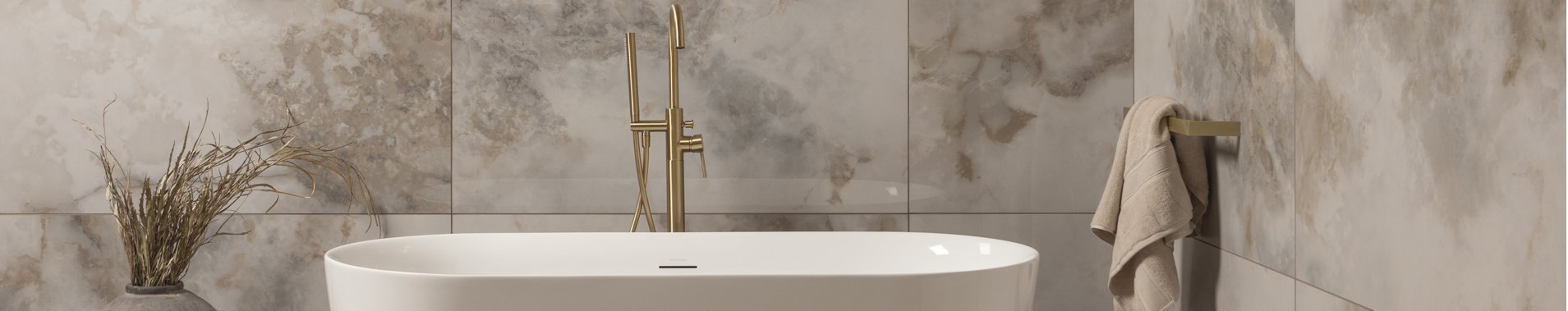 Large Format Bathroom Tiles